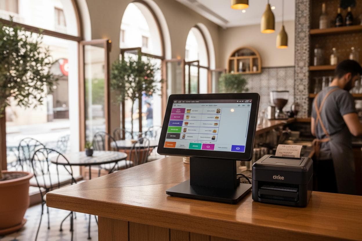 Caisse en café